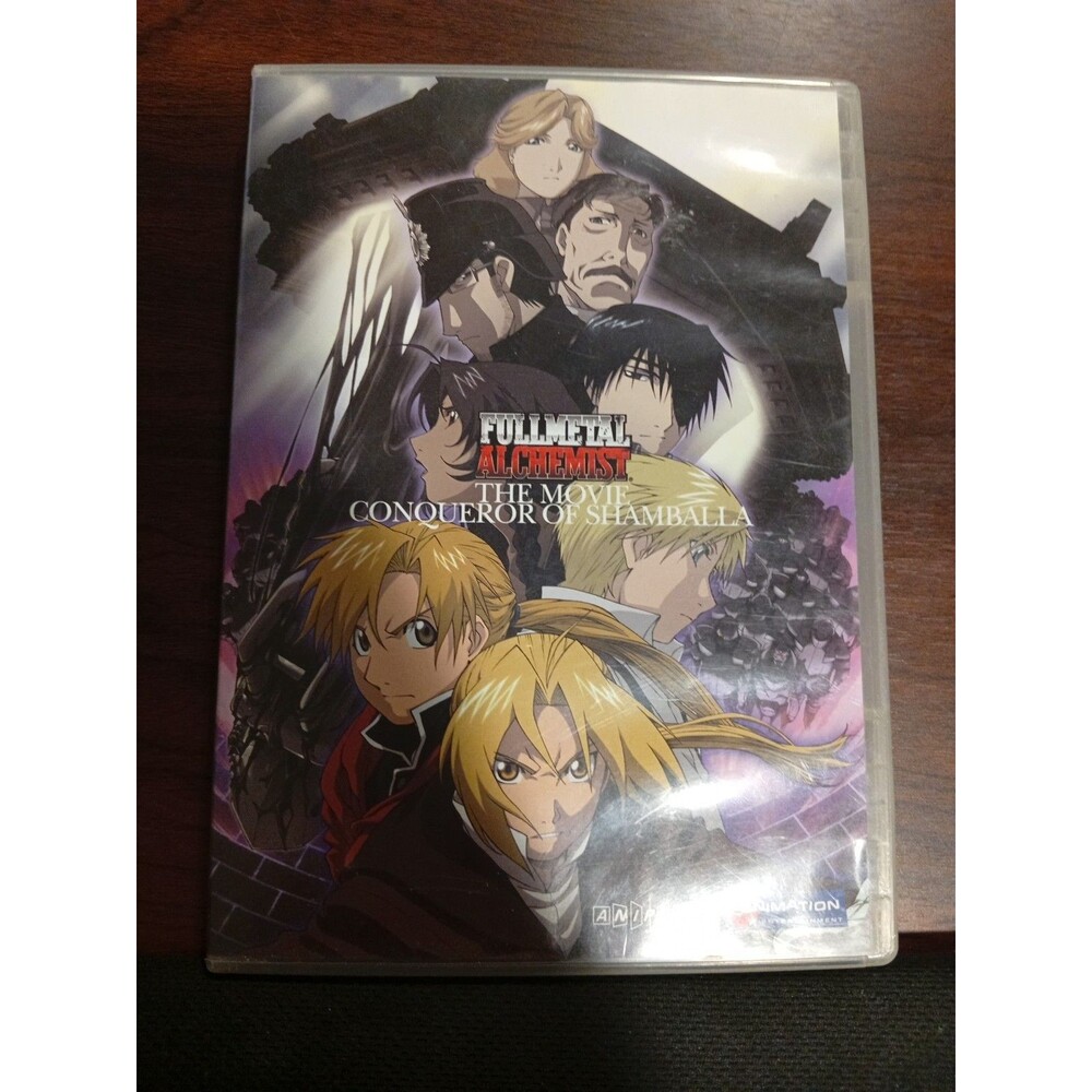 Fullmetal Alchemist: The Movie - Conqueror of Shamballa (DVD, 2009) With Booklet